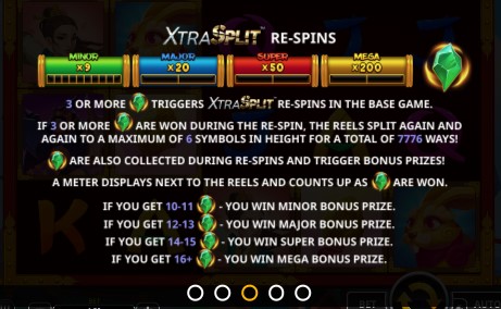 Jade Blade XtraSplit XtraSplit Re-Spins Feature