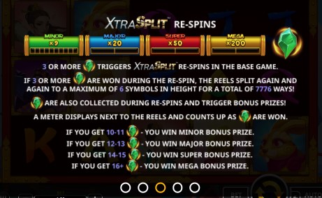 Jade Blade XtraSplit XtraSplit Re-Spins Feature