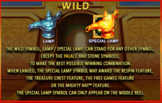 Mighty Hat Lamp Of Gold Wilds