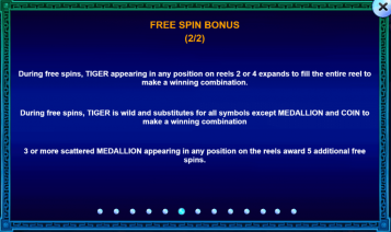Mythic Tiger Free Spins 2