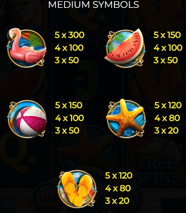 Summer Ways Medium Symbols