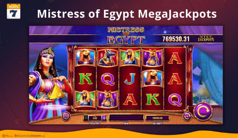 Mistress of Egypt MegaJackpots .com