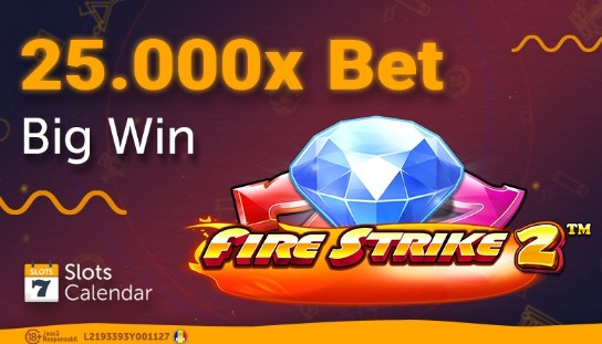 Big Win of 25.000X initial deposit on Fire Strike 2