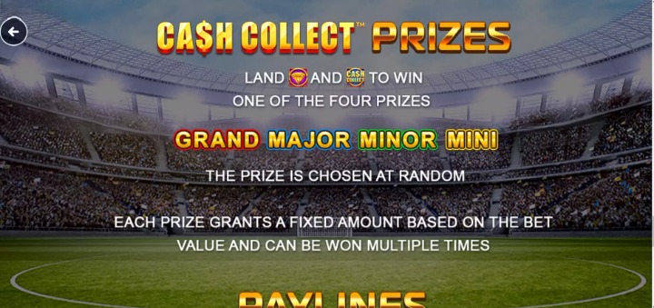 Football Cash Collect Cash Collect Prizes