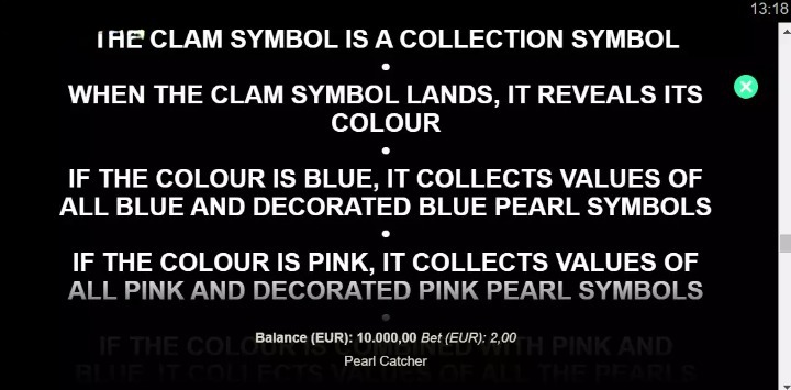 Pearl Catcher Clam symbols