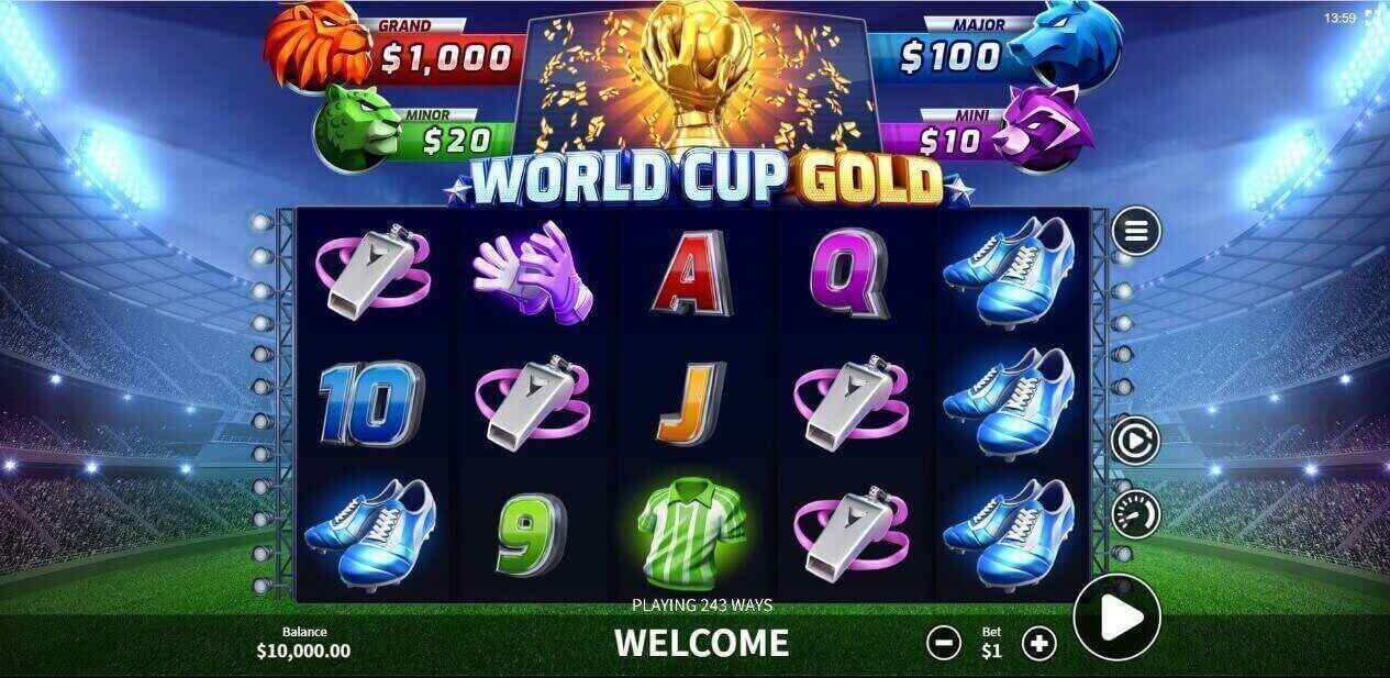 World Cup Gold Theme and Design