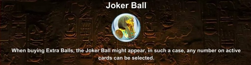 Book of Ra Multi Card Bingo Deluxe Joker Ball