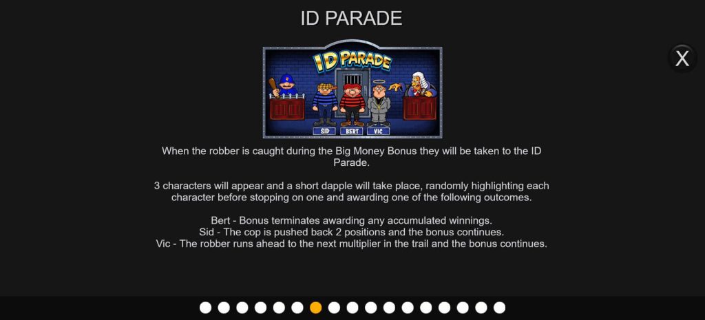 Cops n Robbers Big Money ID Parade