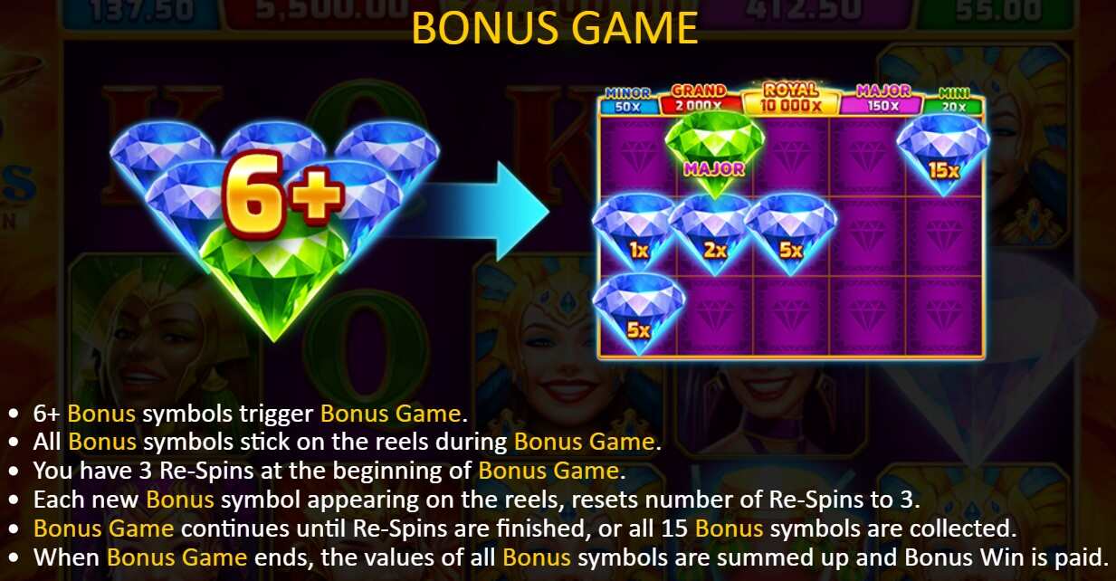 Rio Gems BONUS GAME