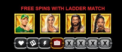 WWE Clash of the Wilds Free Spins Ladder Match