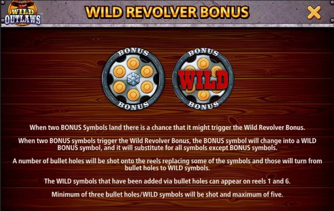 Wild Outlaws Wild Revolver Bonus