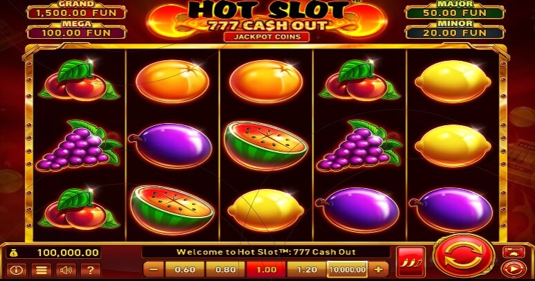 Hot Slot 777 Cash Out Theme