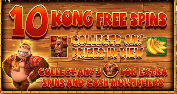 King Kong Cash Go Bananas Free Spins