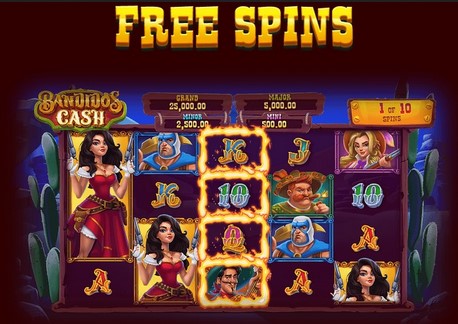 Bandidos Cash 10 Free Spins