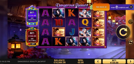 Dangerous Beauty Jackpot Theme