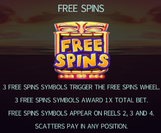 Flaming Tiki Free Spins