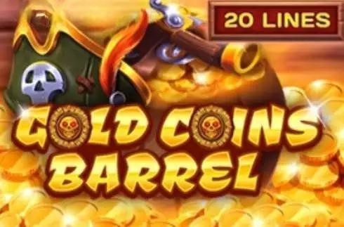 Gold Coins Barrel