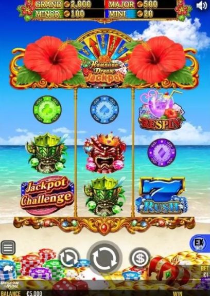 Hawaiian Dream Jackpot Theme & Design