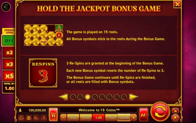 15 Coins Hold The Jackpot