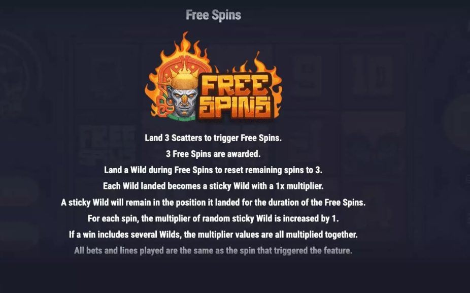 4 Masks of Inca Free Spins