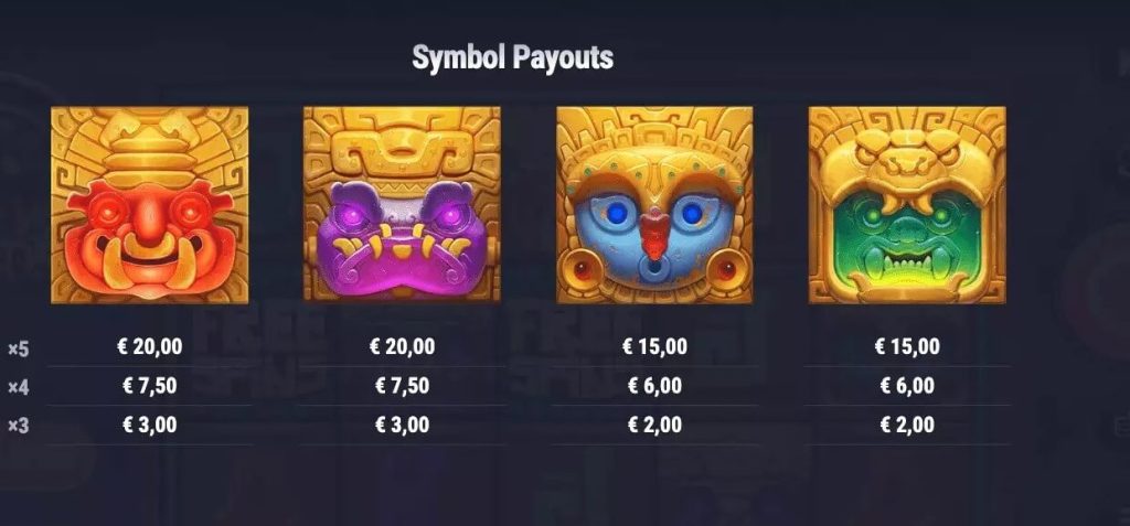 4 Masks of Inca Symbols 1