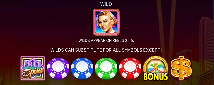 Vegas Mega Spin Wild Symbols