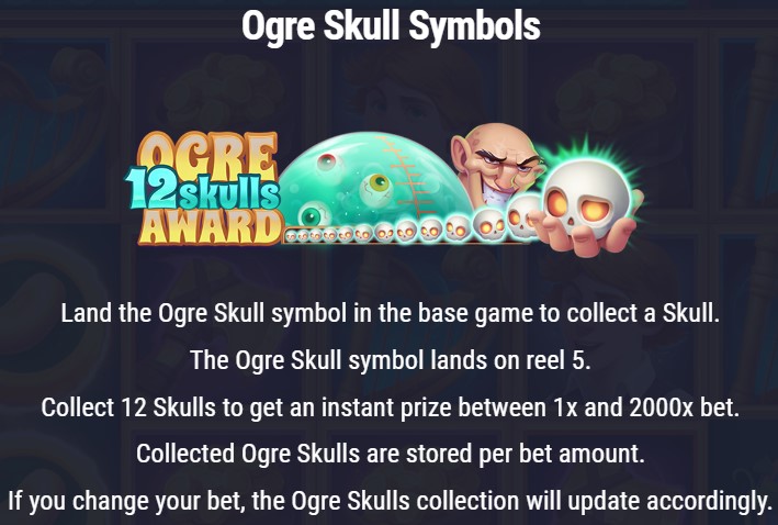 9 Enchanted Beans Ogree Skull Symbols