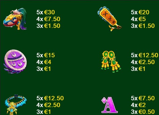 Azteca Cash Collect Symbols 1