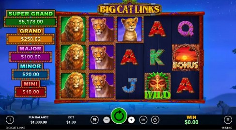 Big Cat Links Theme