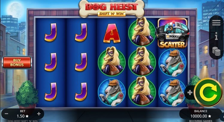 Dog Heist Shift 'N' Win Theme