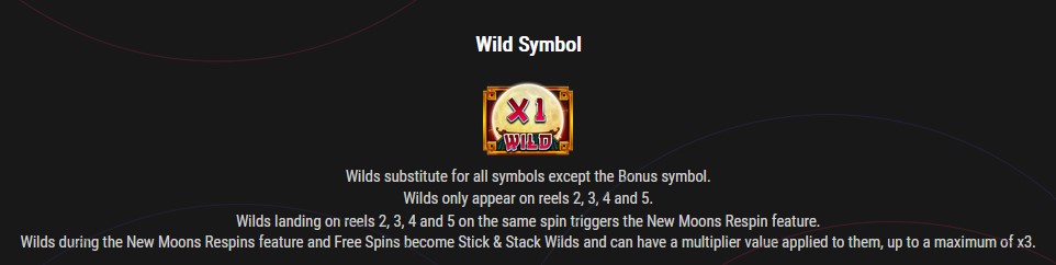 SHINOBI MOON WILD Symbol