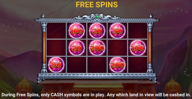 Ruby Treasures FREE SPIN