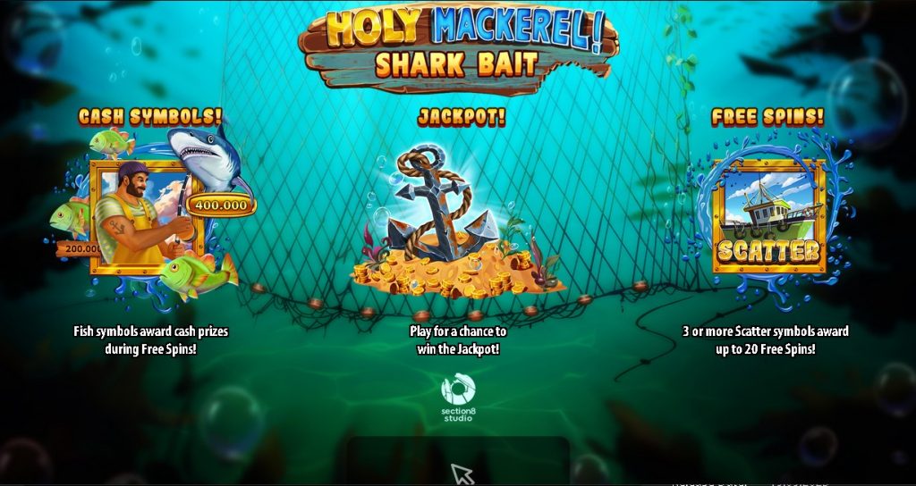 Holy Mackerel Shark Bait theme and design