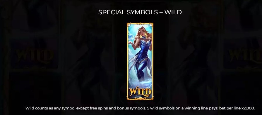 Queen of Water Wild Symbol