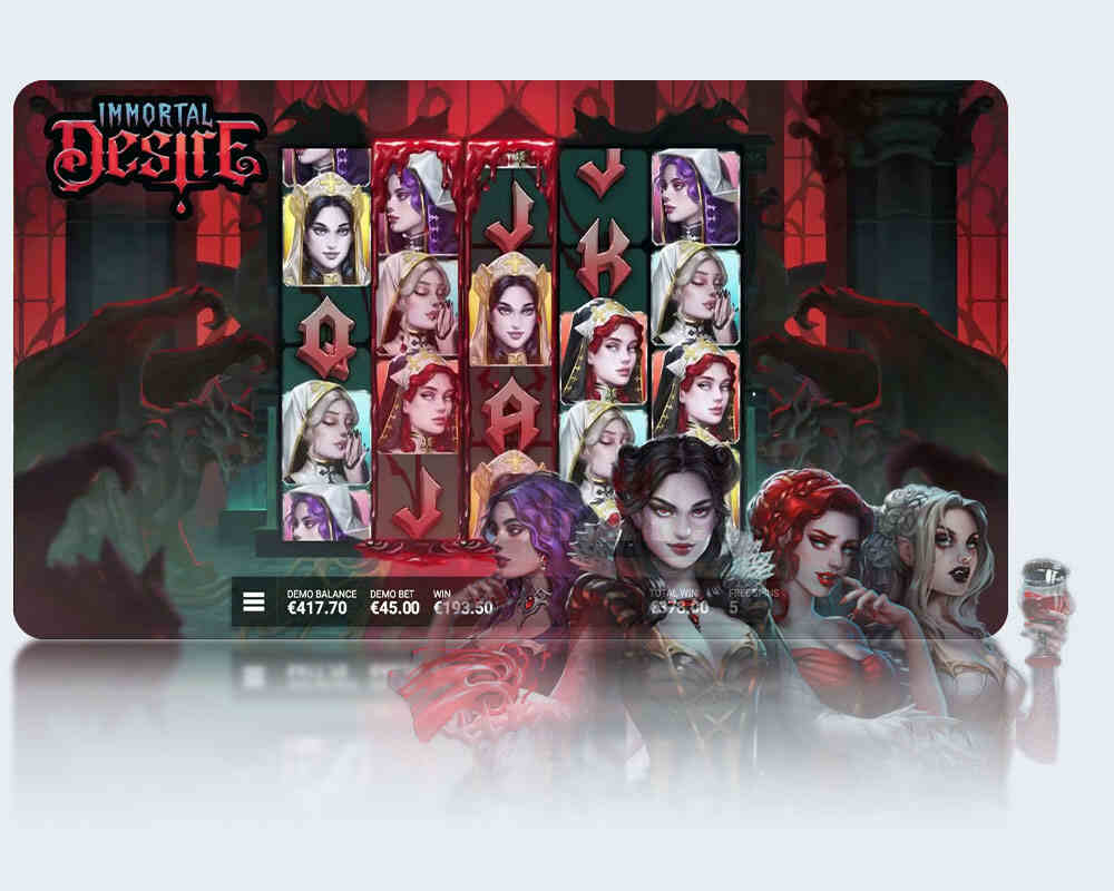 Immortal Desire Free Online Slot by Hacksaw Gaming - Demo & Review