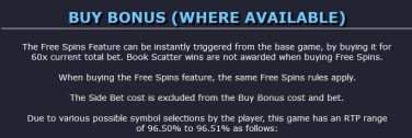 Book of Buffalo BUY BONUS