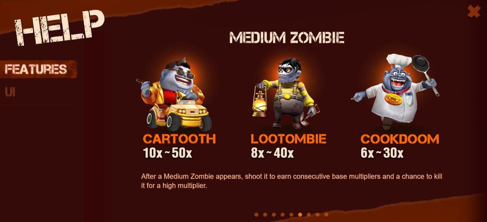 Fortune Zombie Medium zombies