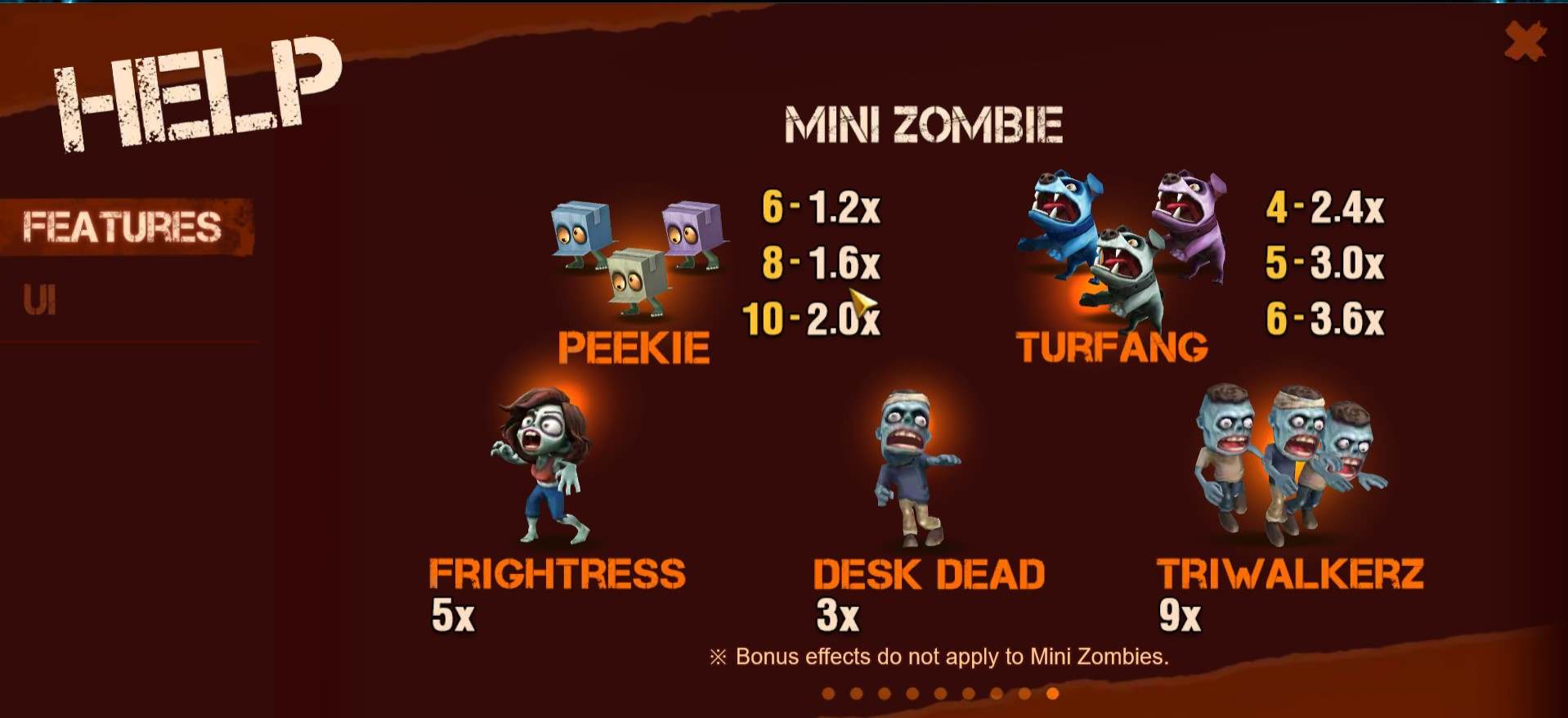 Fortune Zombie Mini zombies