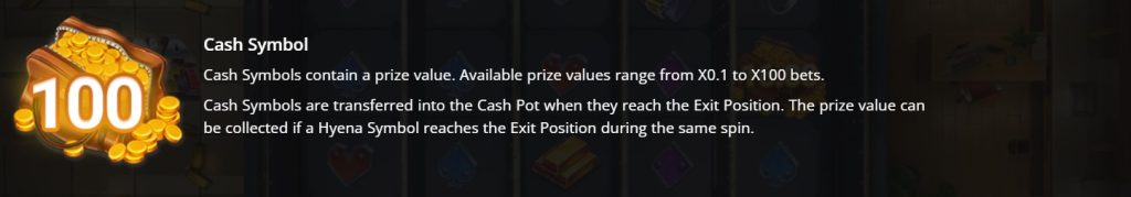 Hyena Heist Cash Symbol